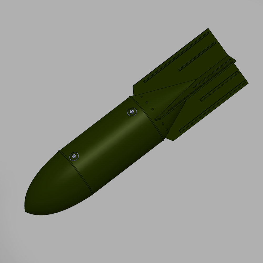 tank impressionisme kompleksitet Luftwaffe SC250 bomb - 3D Printed Weapon | print-beat.com