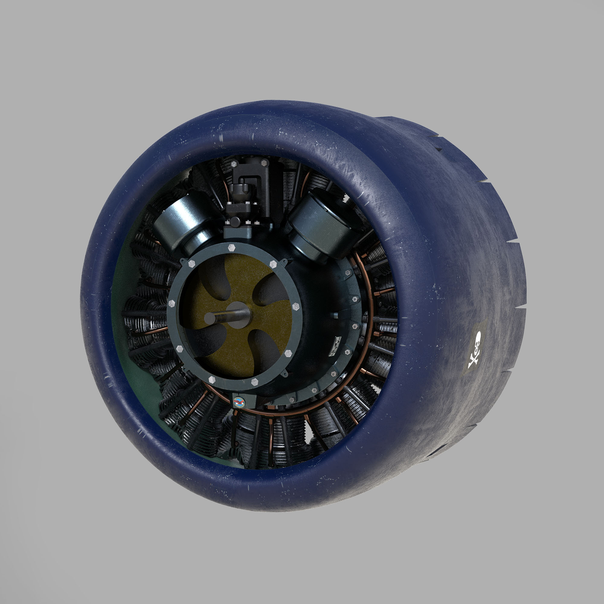 Pratt & Whitney R2800 for F4U from 3DLabprint